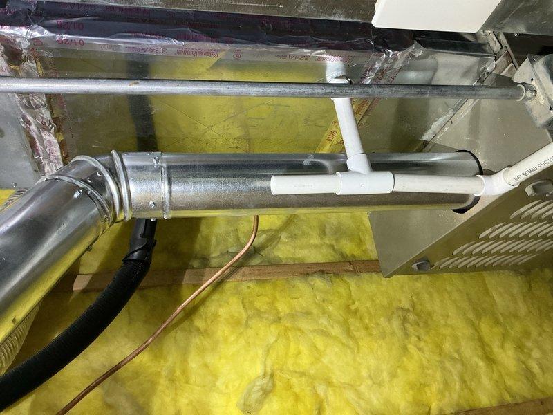 Completed evaporator coil replacement on residential HVAC system. Removed failed evaporator coil from air handler unit, installed new coil assembly, and reconnected refrigerant lines and condensate drainage. Verified proper insulation placement within mechanical space, ensured all ductwork connections were secure, and tested system operation to confirm adequate cooling performance.