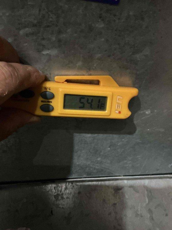 Completed annual clean and check maintenance on residential air conditioning system per service comfort plan. Performed comprehensive inspection of outdoor condenser unit, verified proper operation of all components, and documented system temperatures with supply air reading of 54.1°F indicating adequate cooling performance.