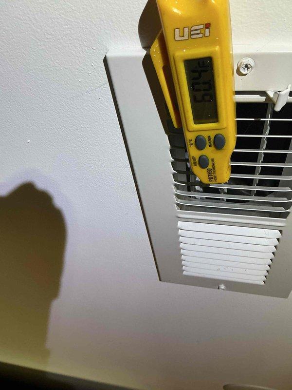 Completed spring clean and check maintenance on two air conditioning systems per comfort plan agreement. Performed comprehensive system inspections including temperature differential measurements at supply registers, verified proper airflow through ventilation grilles, and confirmed air filtration system operation with 19x25x4 pleated filter in place. Both systems operating within normal parameters with no deficiencies noted.