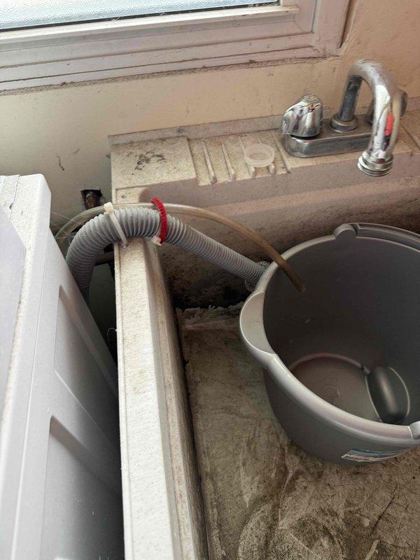 Responded to service call for air conditioning system with reported pump malfunction. Upon inspection, located condensate pump in crawl space beneath structure. Found pump experiencing operational failure, preventing proper drainage of condensate water from HVAC system. Tested pump functionality and confirmed mechanical failure. Assessed drainage line configuration and verified proper installation of insulated refrigerant lines in crawl space area. Documented equipment condition and crawl space environment. Discussed repair options and preventive maintenance recommendations with customer to restore full system operation.