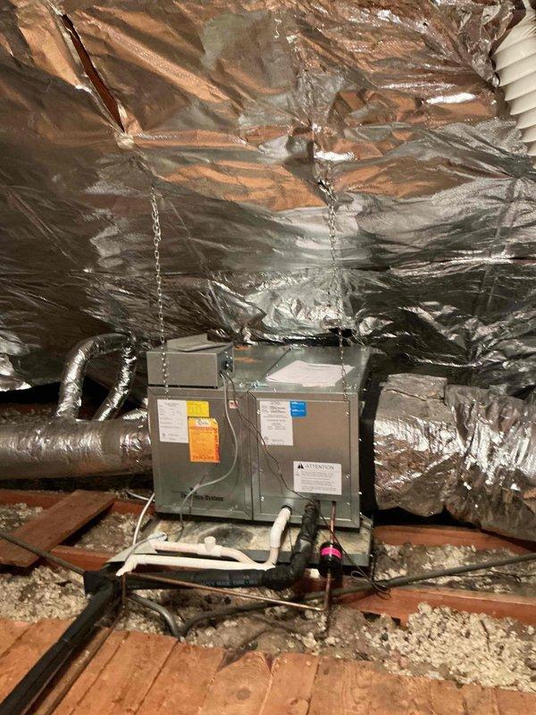 Responded to no-cool complaint on 2-year-old 2.5-ton system serving 2200 square foot residence. Upon inspection, discovered severely restricted airflow due to completely clogged air filter and significant debris accumulation including dried leaves and organic material throughout the evaporator coil and air handler cabinet. Previous contractor had misdiagnosed the issue as compressor failure requiring hard start kit without performing basic maintenance checks. Removed and cleaned extensive debris from evaporator coil housing and surrounding areas. Replaced heavily soiled air filter with proper specification filter. Verified all electrical connections, refrigerant pressures, and system operation. System restored to proper cooling operation with adequate airflow and temperature differential across coil. Discussed proper filter maintenance schedule and recommended follow-up coil cleaning to address remaining buildup on evaporator fins.