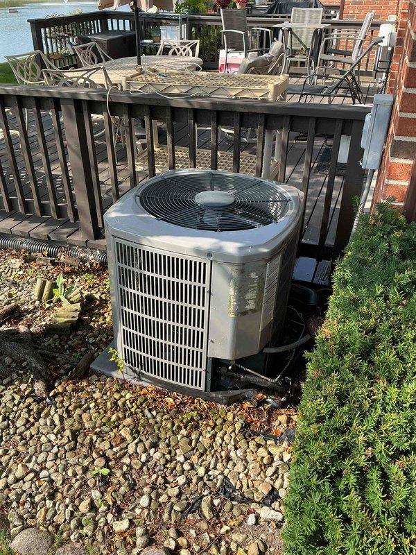 Completed spring clean and check maintenance on single-system HVAC unit per Comfort Plan agreement. Performed comprehensive inspection of indoor furnace unit and outdoor condenser, including cleaning of coils, verification of electrical connections, and assessment of all mechanical components. Customer requested installation and configuration of new Ecobee smart thermostats to replace existing controllers; advised that thermostat installation would require additional labor charges beyond standard maintenance agreement, and customer approved proceeding with the work.