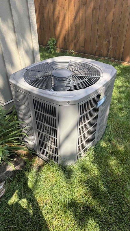 Responded to no cooling call where outdoor condensing unit was not communicating with indoor air handler. Upon inspection, diagnosed failed run capacitor (Capacom D16R1218) with visible corrosion and deterioration. Verified failure using Fieldpiece SC260 multimeter with capacitance testing. Replaced defective capacitor with proper replacement, restored power, and tested system operation. Unit now cooling properly with condenser fan operating and communication restored between outdoor and indoor units.