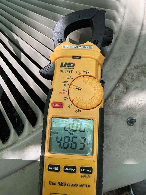 Completed comprehensive tune-up and performance evaluation on single HVAC system. Performed electrical diagnostics using clamp meter to verify proper amperage draw and system operation, recorded static pressure measurements across ductwork to assess airflow efficiency, and inspected condenser coil condition noting minor dirt accumulation on fins. All operational parameters were within manufacturer specifications, and system is functioning properly for continued reliable service.