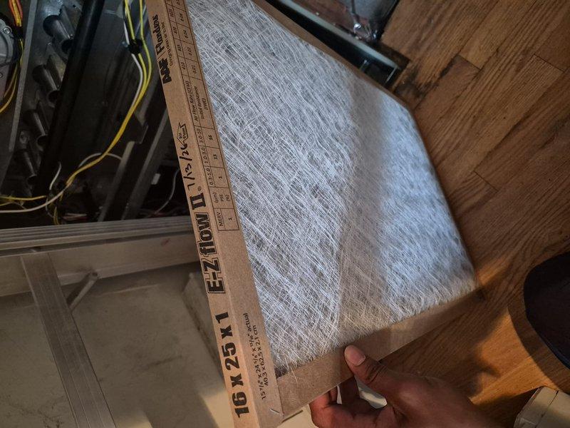 Performed comprehensive Comfort Plan clean and check maintenance on single HVAC system per scheduled early morning appointment. Completed full system diagnostics using digital multimeter to verify electrical performance and replaced standard 14x21x19 E-Z Flow air filter. All system components inspected and operating within normal parameters.