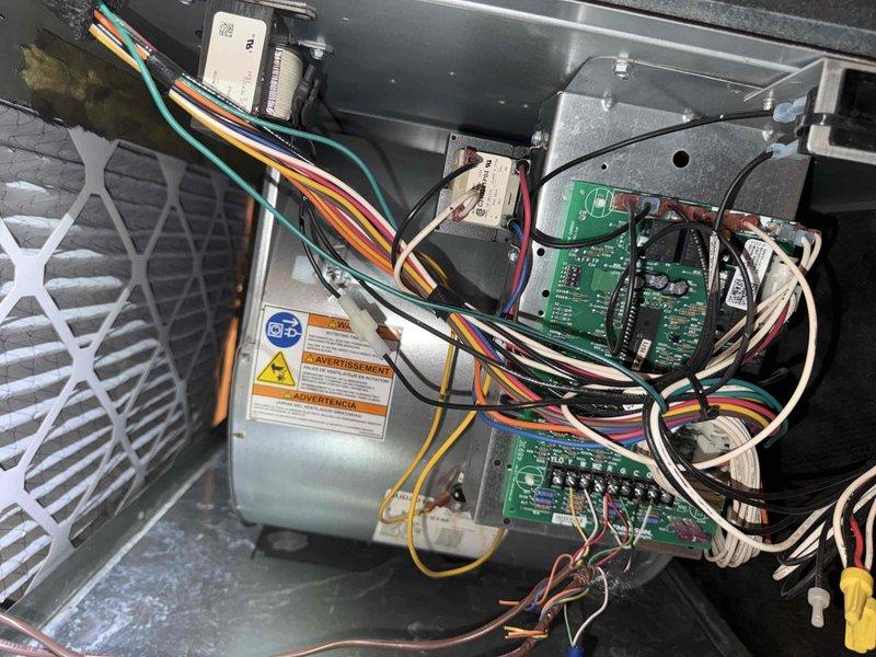 Completed comprehensive clean and check maintenance service on Lennox air conditioning system per comfort plan agreement. Performed thorough inspection of outdoor condenser unit including coil cleaning, electrical connections check, and refrigerant level verification. Inspected indoor air handler components including blower motor operation, control board functionality, air filter condition, and all electrical wiring connections. All system components operating within manufacturer specifications with no deficiencies noted at time of service.