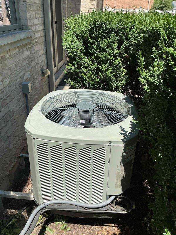 Completed Comfort Plan Clean and Check maintenance service on residential 2-system HVAC installation. Replaced defective condenser fan motor on outdoor unit to restore proper operation and airflow. Performed comprehensive system inspection including electrical connections, capacitors, and refrigerant lines. Collected outstanding balance on customer account. Both systems now operating within normal parameters.