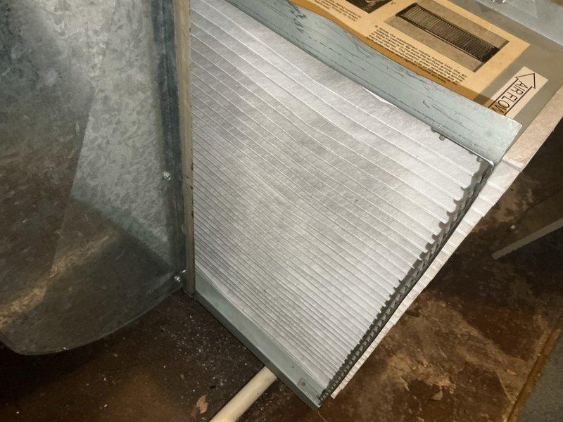 Completed comprehensive clean and check maintenance on two HVAC systems per comfort plan agreement. Performed thorough inspection of both air handler units, including blower wheel assemblies and air filtration systems. Customer maintains their own filters, which were found properly installed in attic-mounted air handler with pleated media in place. Verified blower wheel operation and cleanliness, confirming proper airflow through squirrel-cage centrifugal assembly. All system components inspected and found operating within normal parameters.