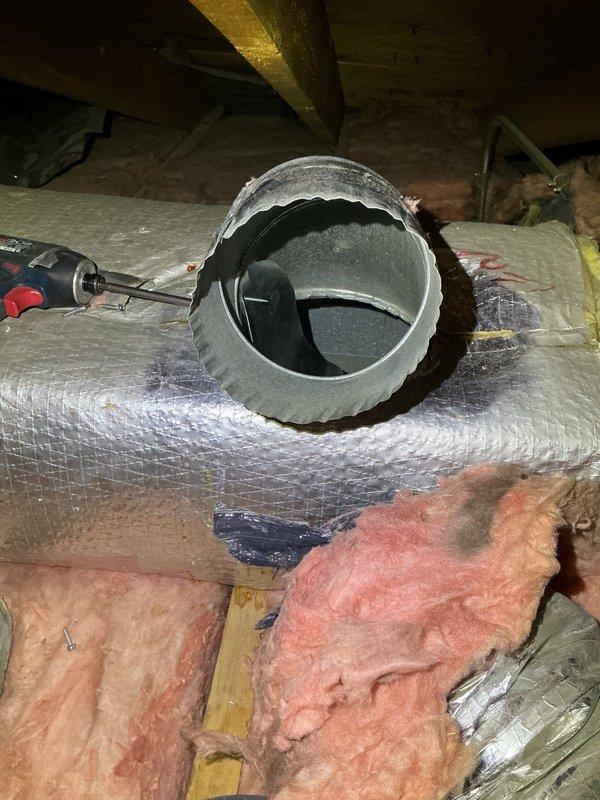 Completed warranty quality audit on newly installed furnace, AC, and Solaris system. Investigated master bedroom temperature differential of 7 degrees compared to rest of condo. Diagnosed airflow restriction issue caused by improperly balanced or obstructed ductwork serving master bedroom zone. Accessed attic space and inspected duct runs, identifying damper positioning concerns. Adjusted zone dampers and verified proper airflow distribution. Reviewed furnace control board operation and confirmed system cycling normally with proper fault code display. Documented findings with customer and discussed ductwork modifications needed for optimal temperature balance throughout living space.