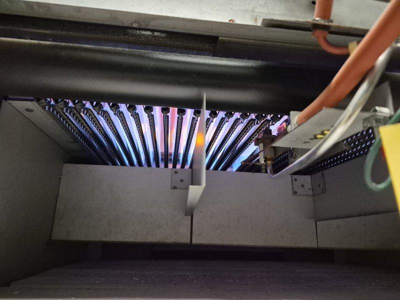 Replaced failed ignition board on Boiler 2 to restore proper operation. Unit was non-functional prior to service, and replacement component was installed per manufacturer specifications. System tested and verified operational upon completion, with all safety controls functioning correctly.