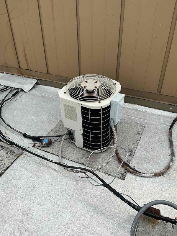 Completed full HVAC system replacement including removal and disposal of existing forced air furnace and air conditioning system. Installed new Lennox SL280UH070V36AK 66K BTU 2-stage variable speed furnace (Cat #26C63) with connections to existing supply/return ductwork, gas line, electrical circuit, and exhaust system. Reclaimed refrigerant from old AC system and installed new Lennox ML13KC1-024-230 2-ton 13 SEER2 single-stage condensing unit (Cat #25C64) with new evaporator coil. Connected to existing copper refrigerant lines, evacuated system, and charged with R454B refrigerant. Installed new standard thermostat. Performed complete start-up procedures, system testing, adjustments, and safety inspection to verify proper operation of all equipment.