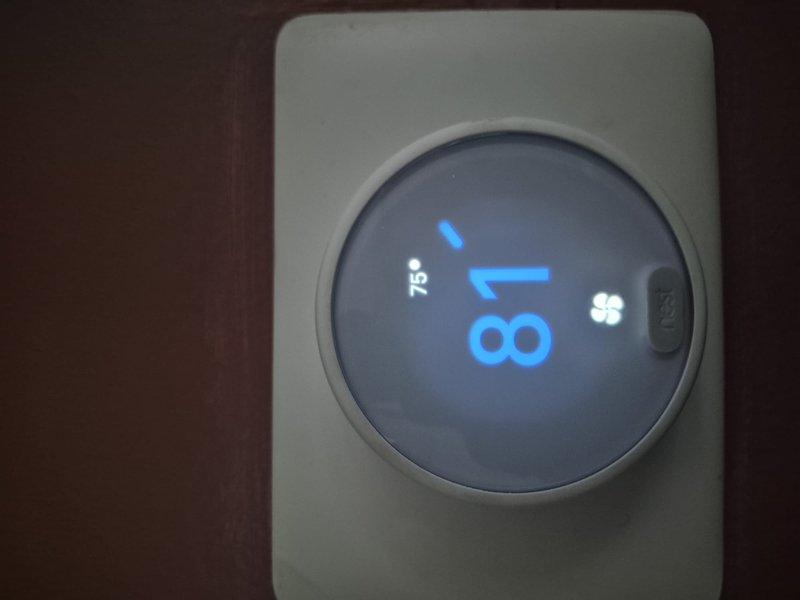 Responded to no cooling call where indoor fan was operating but system was blowing warm air. Verified thermostat settings, checked filter condition, and confirmed electrical breakers were in proper position. Inspected refrigerant line connections and system components, documenting equipment information and current operating conditions for diagnostic evaluation.
