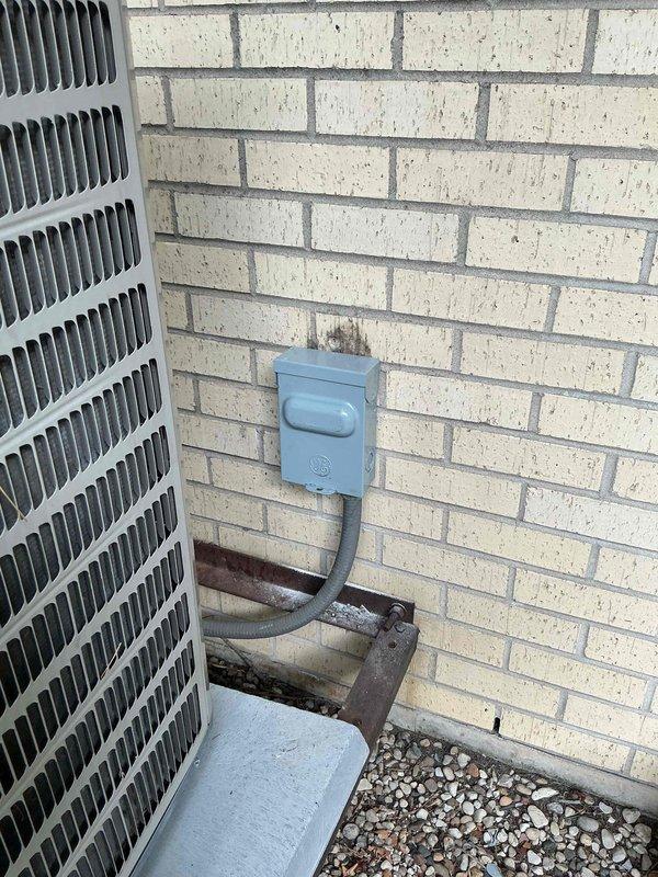Responded to no cooling call with thermostat reading 89°F while set to 72°F and unit blowing warm air. Inspected outdoor condensing unit and verified electrical connections at disconnect box and main panel breakers. Performed system diagnostics to identify cause of cooling failure and restored proper operation to achieve desired temperature setpoint.