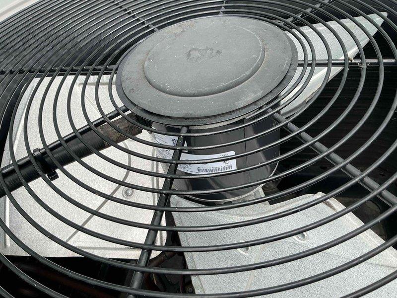 Replaced failed condenser fan motor on outdoor HVAC unit. Retrieved replacement motor from supply house, removed old motor assembly, and installed new PRO-TECH motor with proper electrical connections. Unit tested and confirmed operational upon completion.