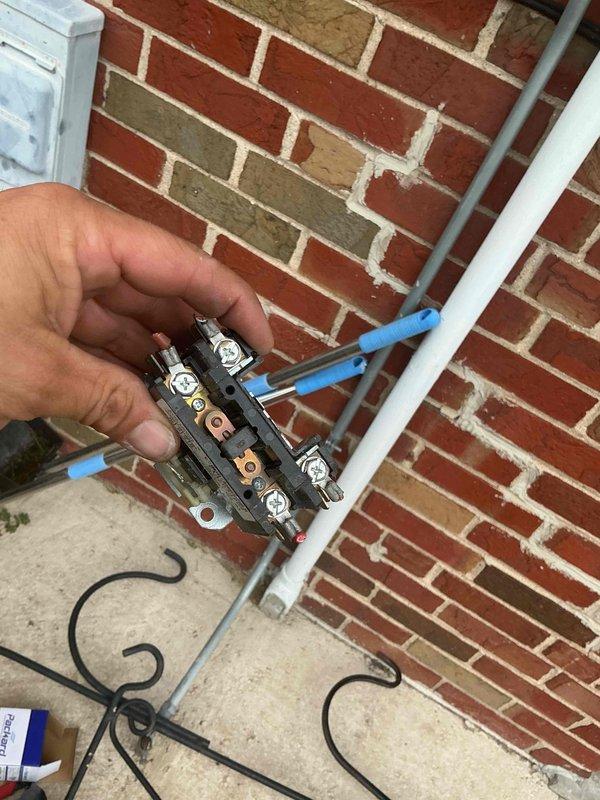 Responded to callback for non-functioning air conditioning system on 20-year-old XB13 unit (Model CTT63030A1000AA, manufactured 2/2006). Previous technician had replaced dual capacitor during initial visit with no recommendation for system replacement. Upon arrival, performed diagnostic evaluation of outdoor condensing unit and verified proper electrical connections at terminal block. Inspected wire terminations, confirmed secure connections on all conductors, and verified proper voltage supply to unit. Documented equipment nameplate specifications and current system condition. System restored to operational status. Given age of equipment and previous service history, advised customer of potential need for future replacement considerations.