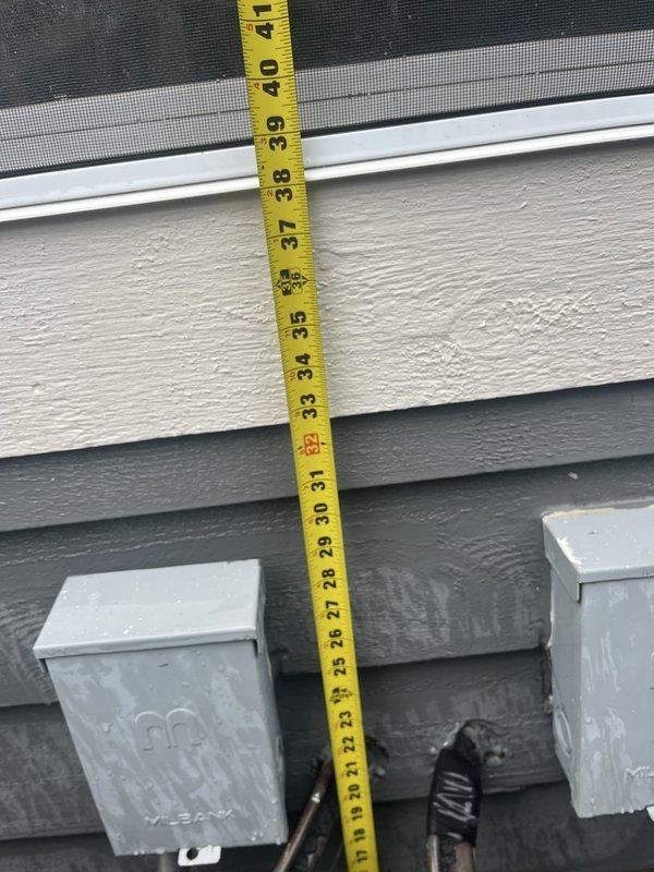 Completed estimate for replacement of existing first and second floor furnaces and air conditioning systems with heat pump units. Performed site assessment and took measurements of exterior wall penetrations and existing utility box locations to determine installation requirements and clearances for new equipment placement.
