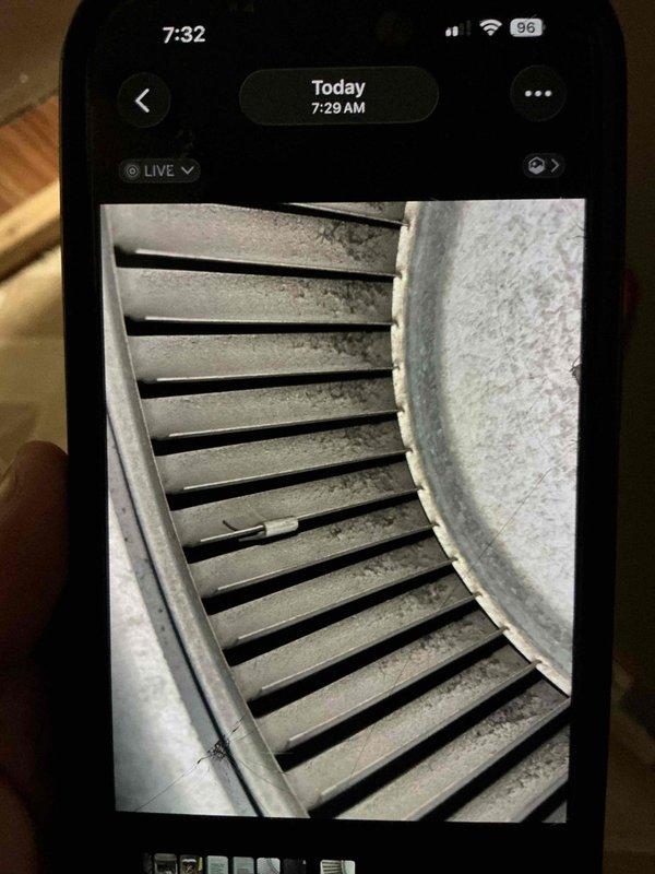 Responded to callback for ongoing air conditioning performance issues. Performed system diagnostics on residential HVAC unit and inspected air distribution components. Documented equipment information and condition of system components including heavily soiled return air vent requiring attention, which may be contributing to reduced airflow and system efficiency.