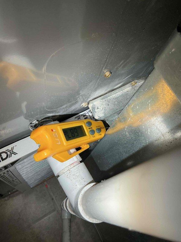 Completed comprehensive Comfort Plan clean and check service on two air conditioning systems. Performed standard maintenance procedures including system diagnostics, temperature measurements, and visual inspection of ductwork and components. All equipment found to be operating within normal parameters with no immediate repairs required.