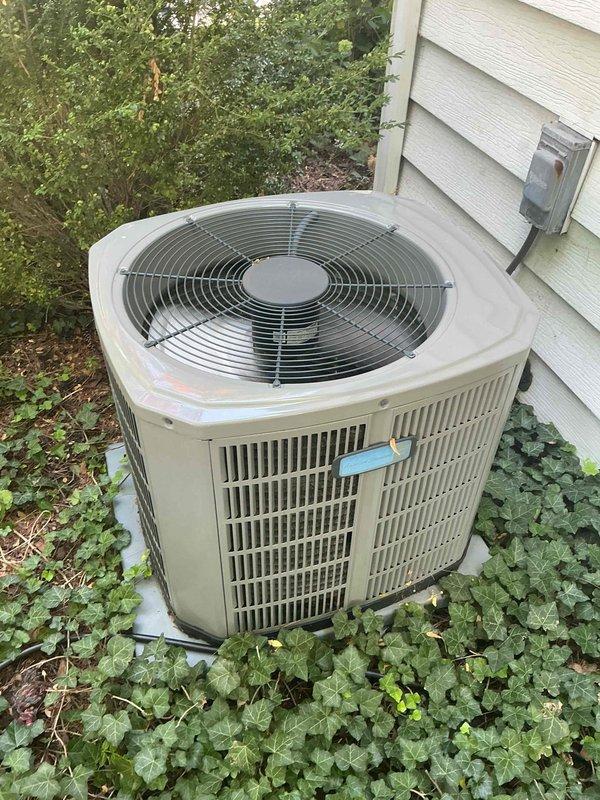 Completed annual Comfort Plan clean and check on single-system air conditioning unit and air scrubber per maintenance agreement. Performed comprehensive inspection of outdoor condenser unit with Genteq capacitor, verified all electrical connections and components, cleaned equipment, and confirmed proper system operation. Collected payment for Comfort Plan renewal.