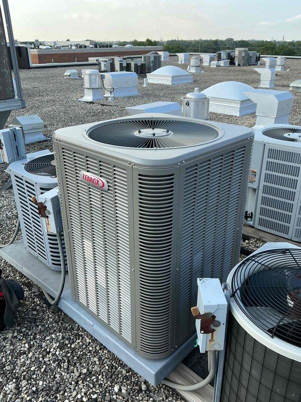 Completed no-charge callback to relocate air handler unit to improve filter accessibility. Repositioned unit within mechanical room to allow proper clearance for routine filter maintenance. Installed line dryer in refrigerant circuit and performed comprehensive system check including refrigerant charge verification, delta T measurements, and superheat readings to ensure optimal system performance following equipment relocation.