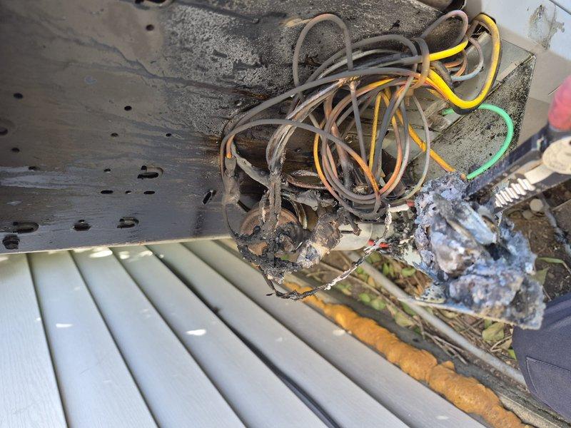 Responded to no cooling call on residential air conditioning system. Upon inspection, determined compressor was not operating. Completed compressor will not cycle diagnosis and identified failed compressor as root cause. Unit's evaporator coil showed moderate dust and debris accumulation. Outdoor condenser unit located on concrete pad adjacent to building with visible soil disturbance near installation area. System requires compressor replacement to restore cooling operation.