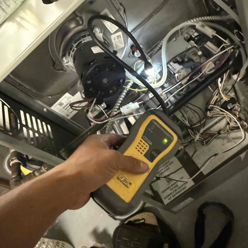 Completed warranty service call to replace defective gas valve on furnace unit. Performed diagnostic testing with multimeter to verify gas valve failure, removed faulty component, and installed replacement gas valve. Returned defective part to shop for warranty processing and documentation.