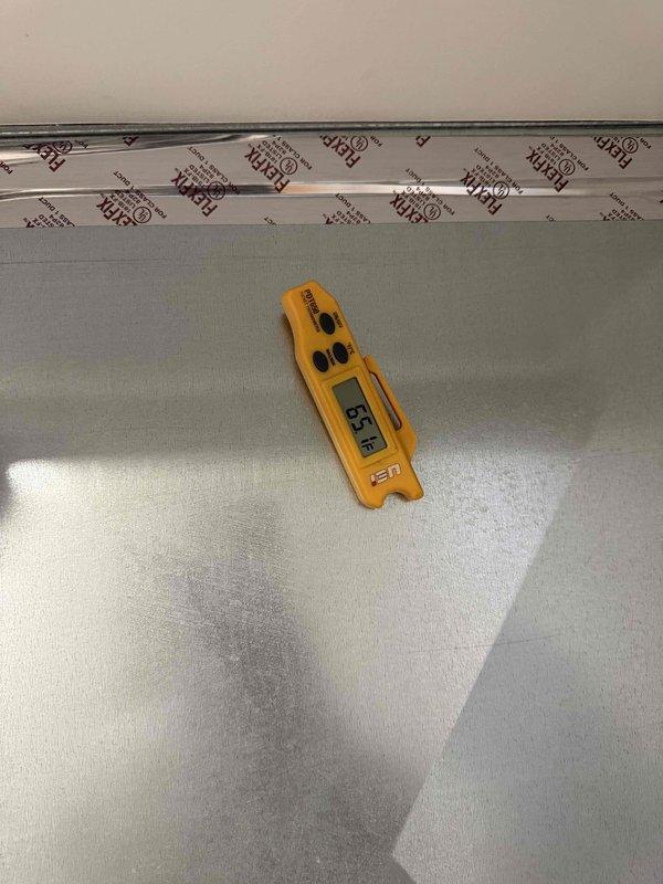 Responded to customer request for system inspection following basement flooding incident. Performed comprehensive evaluation of Ducane furnace unit and associated components to assess potential water damage. Inspected furnace cabinet, electrical connections, gas lines, and condensate drainage system. Verified drip pan integrity and checked for moisture intrusion in mechanical components. Examined PVC vent piping and copper refrigerant lines for damage. Conducted attic inspection and recorded temperature readings of 85.4°F to verify proper system operation and air flow. All equipment found to be functioning within normal parameters with no water damage detected to critical components.