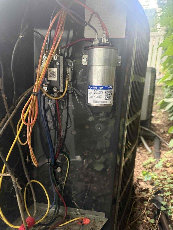 Completed Gold Clean and Check service on two-system HVAC setup per recurring maintenance agreement. Performed comprehensive inspection of outdoor condensing unit, verifying compressor operation, electrical connections, and contactor functionality. Inspected indoor air handler, evaluated control board operation, checked all wiring connections, and verified proper communication between components. Both systems operating within normal parameters with no immediate service needs identified at time of inspection.