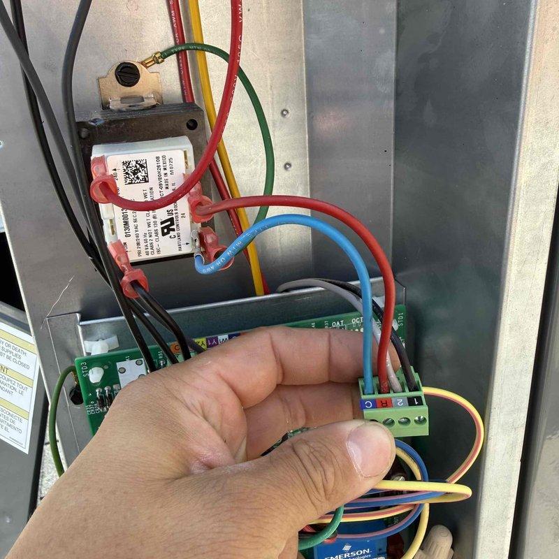 Responded to warranty call for leaking downflow coil and coordinated with Amana Regional Technical Manager on-site to diagnose the issue. Measured and documented external static pressure on both return and supply sides, verified distance between bottom of coil and bottom of supply plenum, and assessed whether downflow adapter kit installation was necessary. Inspected control board wiring connections and evaporator coil assembly to identify source of leak and determine appropriate corrective action under warranty coverage.