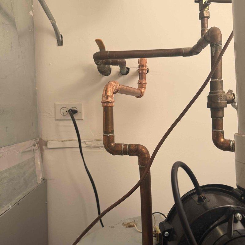 Responded to warranty callback for water heater pilot light issue. Upon arrival, successfully relit pilot on gas water heater and verified proper ignition and flame characteristics. Inspected associated plumbing connections and gas supply lines for proper operation. Unit restored to full functionality with hot water delivery confirmed at fixtures.