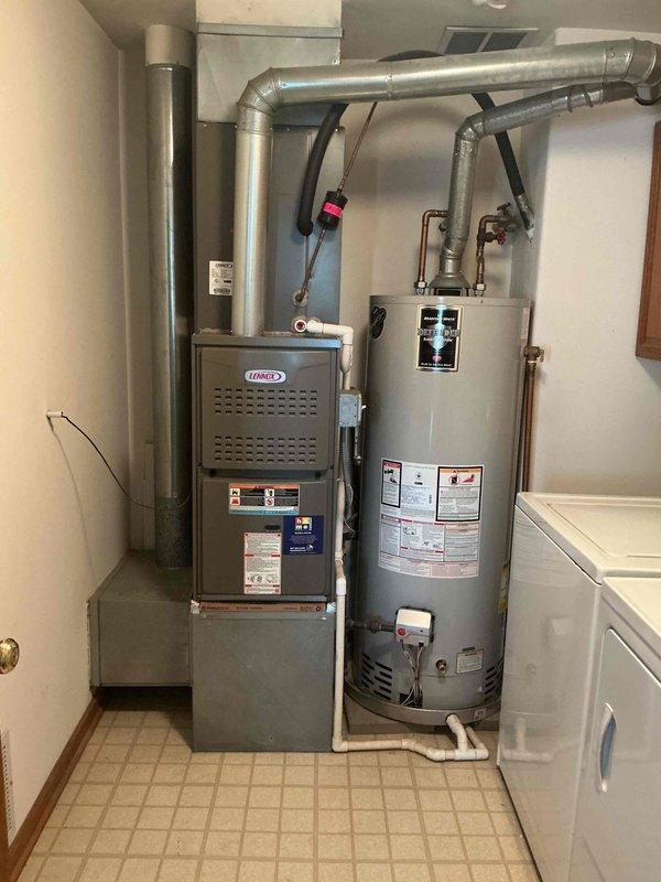 Completed annual air conditioning tune-up and preventive maintenance inspection on Lennox HVAC system. Performed comprehensive system evaluation including electrical connections, refrigerant levels, condensate drainage, and airflow assessment. Tested blower capacitor which remains within acceptable operating range but continues to show declining performance since previous inspection; recommended monitoring and likely replacement at next summer service visit. All other system components operating normally with no immediate repairs required at this time.