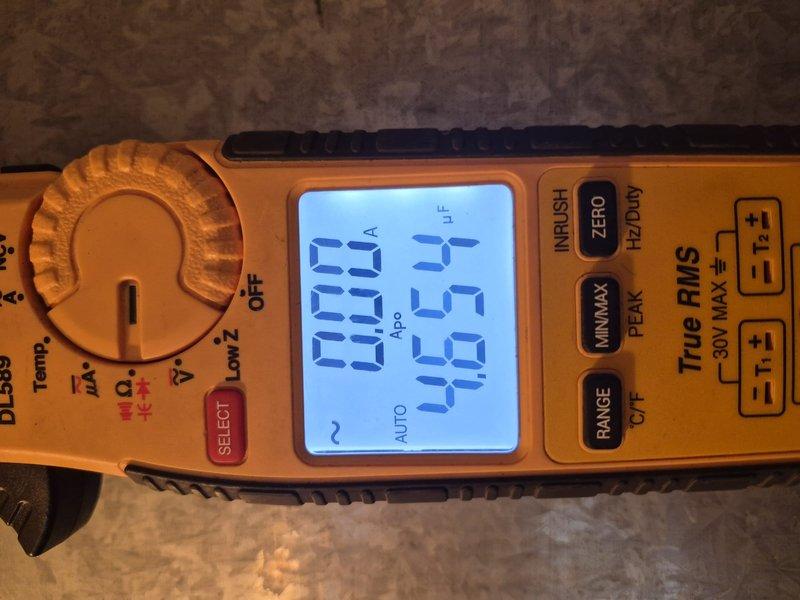 Responded to service call for air conditioning unit producing excessive noise. Upon arrival, accessed the HVAC system through the mechanical compartment and performed diagnostic inspection of the air handler assembly, blower motor, and associated components. Utilized clamp meter to measure electrical current draw and verify proper amperage levels on the system. Inspected all mechanical connections, ductwork mounting, and verified secure installation of components to identify source of unusual operational noise.