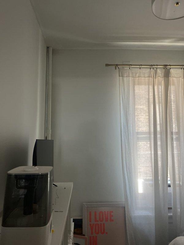 Conducted on-site evaluation for Quilt mini-split heat pump system installation in residential property. Assessed interior spaces including room layout, wall conditions, and potential equipment placement locations to determine optimal system configuration and provide comprehensive estimate for new ductless HVAC installation.