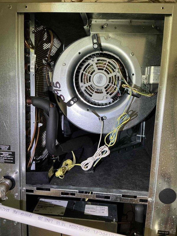 Completed comprehensive clean and check maintenance service on three heat pump systems as part of group comfort plan agreement. Performed thorough inspection of all units including blower motor assemblies, heat exchangers, and electrical connections, with temperature readings confirming proper system operation at 78.2°F. All three systems tested and found operating within normal parameters with no deficiencies noted.