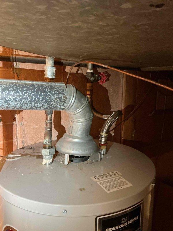 Replaced defective blower motor on HVAC air handler unit located in basement utility area. Collected final payment balance for completed repair work, with credit card processing fee applied as applicable.