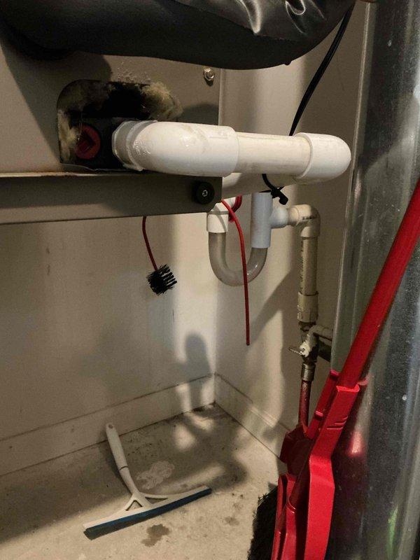 Completed installation of line dryer on refrigerant circuit that was omitted during original equipment installation. Brazed filter drier into suction line with proper connections, ensuring system protection from moisture and contaminants. Verified all joints for proper seal and system integrity upon completion.