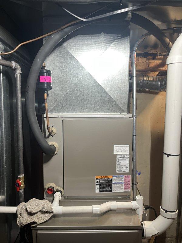 Responded to service call for 15-year-old Carrier air conditioner (Model: CNPVP3017ALAAAAA, Serial: 3014X25854) experiencing refrigerant line freezing due to suspected TXV valve failure. Conducted thorough system assessment and provided estimate for thermostatic expansion valve replacement to restore proper refrigerant flow and eliminate freeze-up condition.