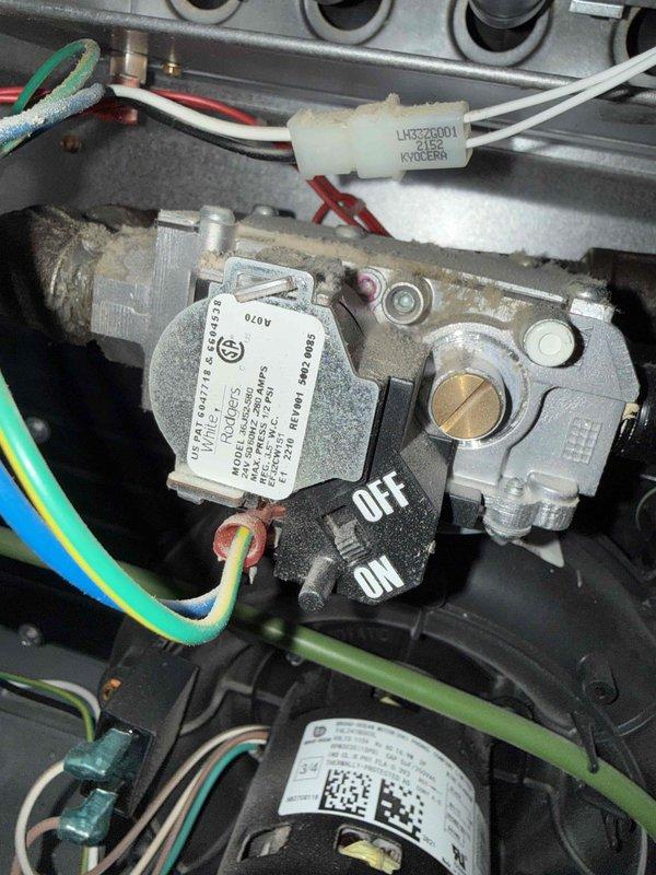 Responded to emergency gas leak call at furnace where utility company had already shut off gas supply. Upon arrival, inspected gas valve assembly and associated connections at the heating unit. Identified leak source, performed necessary repairs to gas piping and valve connections, and conducted pressure testing to verify system integrity. Restored gas service and confirmed proper operation of all safety controls and ignition components before returning unit to service.