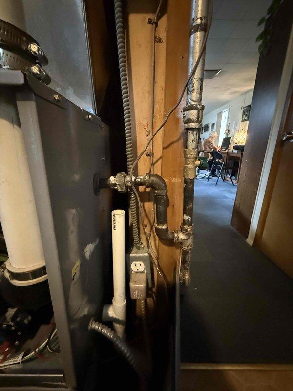 Responded to emergency gas leak call at furnace where utility company had already shut off gas supply. Upon arrival, inspected gas valve assembly and associated connections at the heating unit. Identified leak source, performed necessary repairs to gas piping and valve connections, and conducted pressure testing to verify system integrity. Restored gas service and confirmed proper operation of all safety controls and ignition components before returning unit to service.