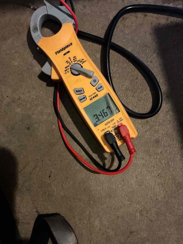 Completed spring preventive maintenance on commercial HVAC system per contract service agreement. Performed comprehensive system inspection including electrical diagnostics with clamp meter, recording amperage readings on furnace and associated equipment. Verified proper operation of heating unit and water heater, inspected all electrical connections, control panels, and wiring. Documented current equipment specifications and filter information for service records, noting any discrepancies requiring filter list updates. Captured detailed photographic documentation of equipment condition and system components for maintenance records.