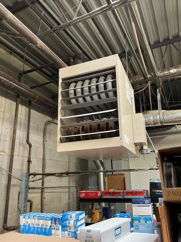 Completed spring preventive maintenance on commercial unit heater system. Coordinated tenant availability prior to service visit. Performed comprehensive inspection per checklist protocol, including verification of equipment specifications and filter dimensions. Replaced heavily soiled 16x25x1 air filter that showed significant dust and debris accumulation. Documented current equipment configuration and filter requirements, noting any discrepancies for filter list updates. System operational upon completion.