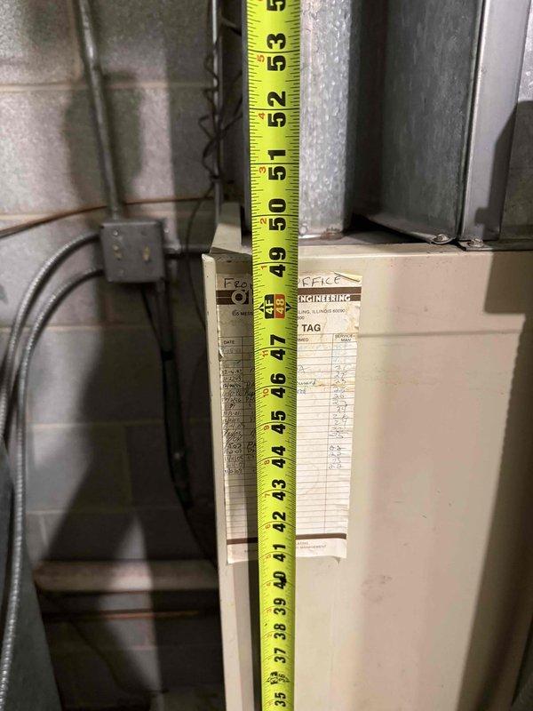 Completed spring preventive maintenance on commercial HVAC system per prepaid service agreement. Confirmed tenant availability prior to arrival, performed comprehensive checklist inspection, and documented equipment specifications including filter dimensions for maintenance records. Updated equipment information and photographed unit measurements to ensure accurate filter ordering for future service visits.