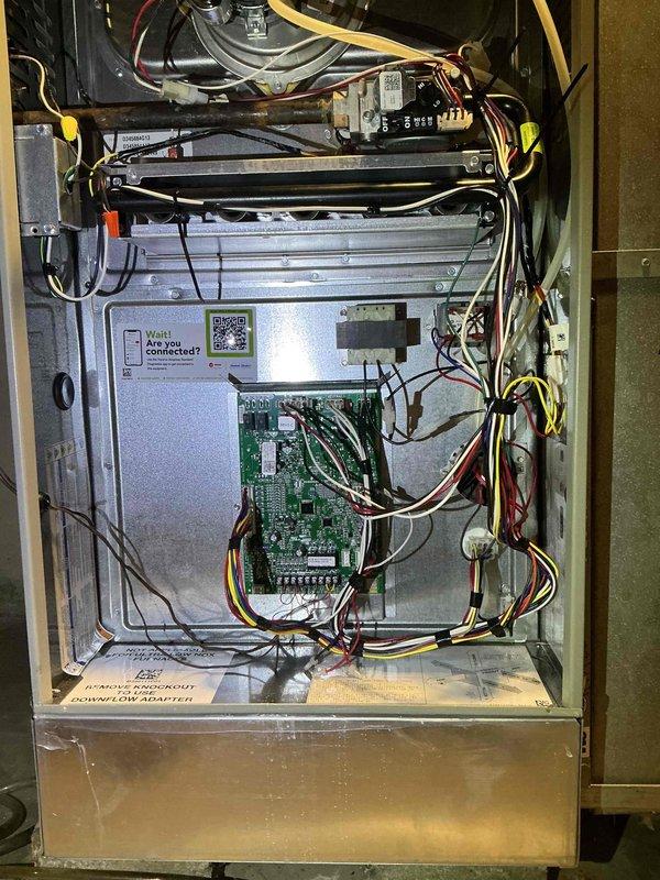 Completed fall clean and check maintenance on one furnace system per comfort plan agreement. Performed comprehensive inspection of all internal components including control board, wiring connections, heat exchanger, and blower assembly. Utilized inspection camera to examine interior ductwork and verify system integrity. All electrical connections tested and found secure, control board functioning properly, and heat exchanger showing no signs of cracks or deterioration. Additionally performed clean and check service on one water heater per agreement specifications.