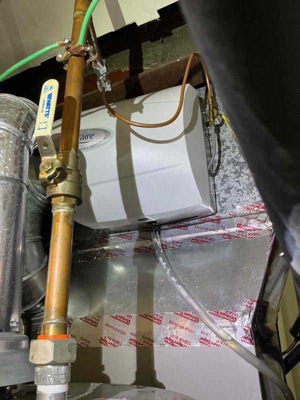 Completed scheduled furnace clean and check maintenance per comfort plan agreement. Inspected Nest thermostat wiring and connections, verified proper operation and communication with HVAC system. Accessed attic unit, performed comprehensive inspection of furnace components, evaporator coil, refrigerant lines, condensate drain system, and air handler. All equipment found operating within normal parameters with no issues identified at time of service.