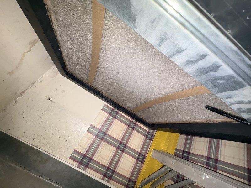 Completed fall preventative maintenance and clean-and-check service on residential air handler system located in utility closet. Performed comprehensive inspection of unit including verification of proper operation, cleaning of components, examination of refrigerant lines and insulation, and review of all safety labels and manufacturer specifications. System found to be operating within normal parameters with no immediate concerns identified at time of service.