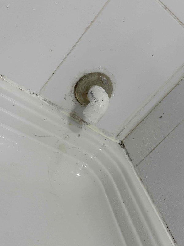 Responded to water damage incident affecting interior flooring and plumbing system. Removed existing CPVC piping that had failed and caused flooding in storage area. Installed new 3/4" PVC pipe as replacement, ensuring proper routing through ceiling penetration. Addressed compromised pipe installation that resulted in significant water intrusion and floor damage. Completed plumbing repair to restore system integrity and prevent further water damage.