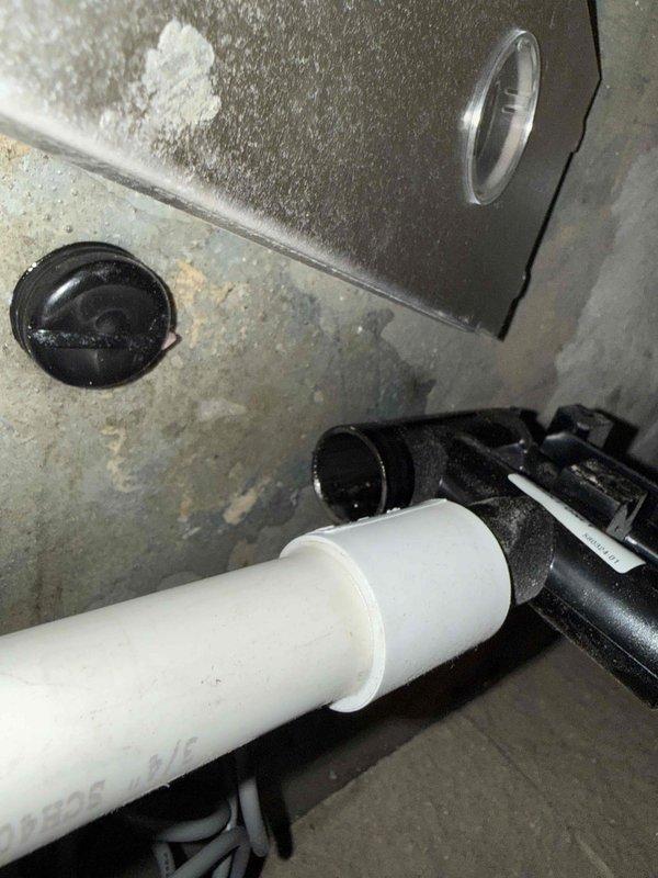 Completed Gold Clean and Check for heating system as part of recurring maintenance plan. Inspected and serviced HVAC equipment in mechanical room, including air handler unit with associated PVC condensate drainage lines, verified proper operation of all components, and documented equipment condition with photographic records. All systems found operating within normal parameters with condensate drain lines properly secured and functional.