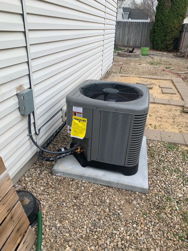 Nampa, ID - Rheem furnace and ac install