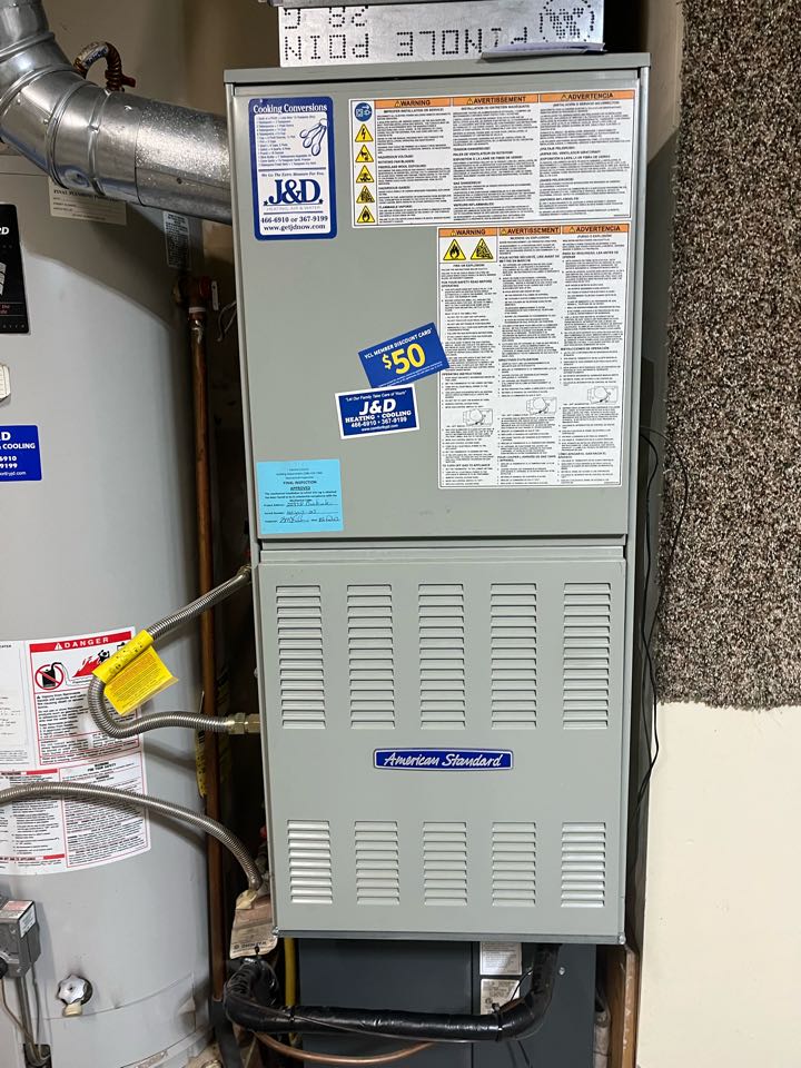 2012 American standard furnace 