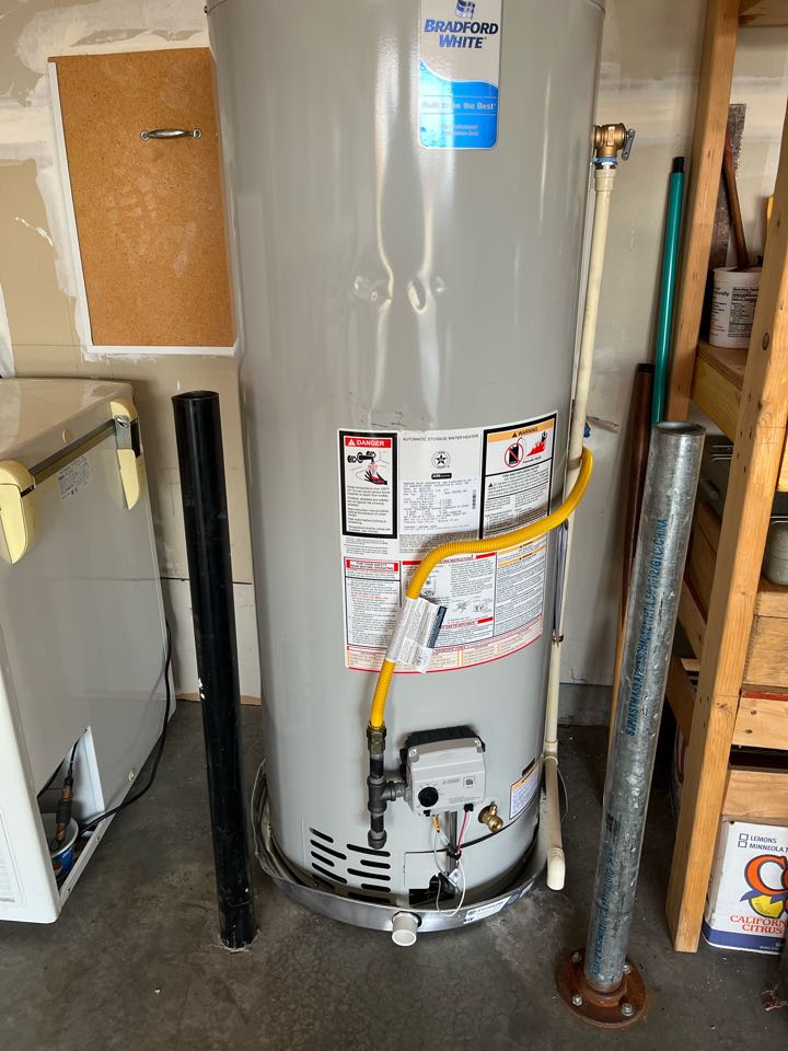 Water heater install 